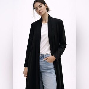 Eileen Fisher Black Duster Cardigan